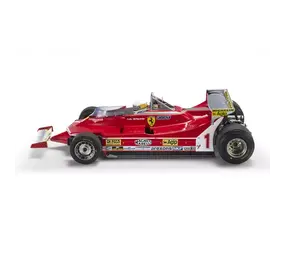 Formule 1 Ferrari 312 T5 #1 GP Monaco 1980 + Pilote Figure Jody Scheckter - 1:18 - GP Replicas Formule 1 Ferrari 312 T5 #1 GP Monaco 1980 + Pilote Figure Jody Scheckter - 1:18 - GP Replicas