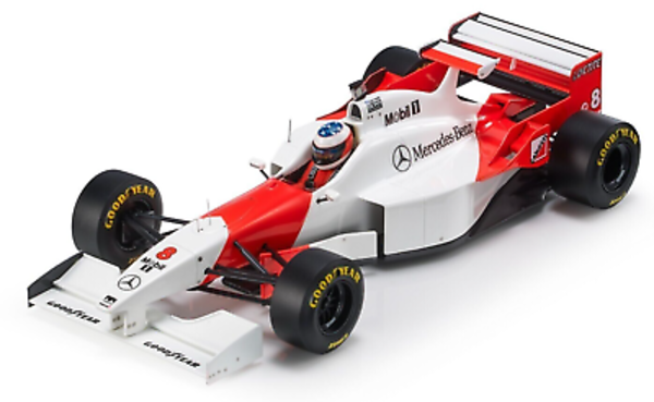 Formule 1 McLaren MP4/11 3.0L V10 #8 Team Mercedes Central Wing 2nd GP Monaco 1996 David Coulthard + Pilote Figure - 1:18 - GP Replicas Formule 1 McLaren MP4/11 3.0L V10 #8 Team Mercedes Central Wing 2nd GP Monaco 1996 David Coulthard + Pilote Figure - 1:18 - GP Replicas