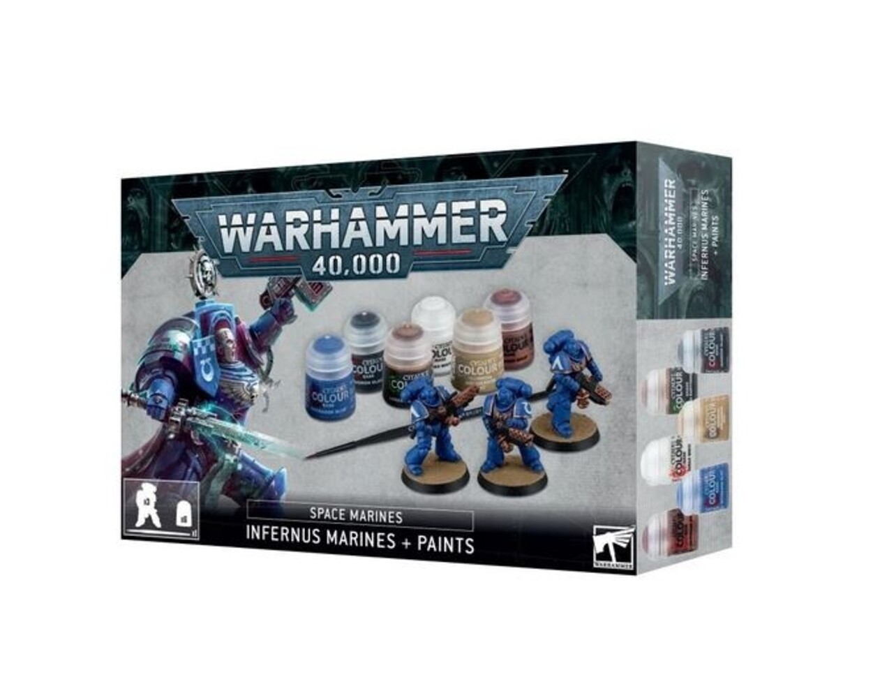 Games workshop Warhammer 40,000 - Space Marines: Infernus Marines + Paints - Games Workshop