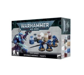 Games workshop Warhammer 40,000 - Space Marines: Infernus Marines + Paints - Games Workshop