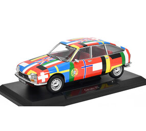 Citroen Citroën GS European Flags 2nd Version 1972 - 1:18 - Norev Citroen Citroën GS European Flags 2nd Version 1972 - 1:18 - Norev