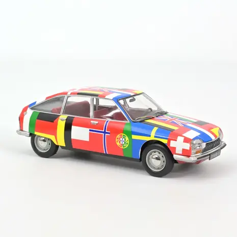 Citroen Citroën GS European Flags 2nd Version 1972 - 1:18 - Norev