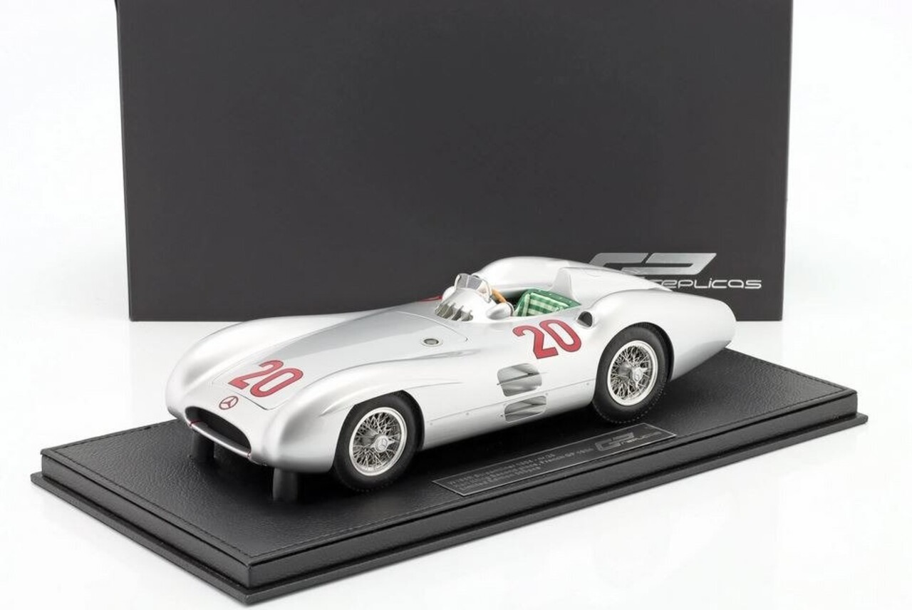 Formule 1 Mercedes-Benz W196R Streamliner #20 Karl Kling Second Place French GP 1954 - 1:18 - GP Replicas Formule 1 Mercedes-Benz W196R Streamliner #20 Karl Kling Second Place French GP 1954 - 1:18 - GP Replicas
