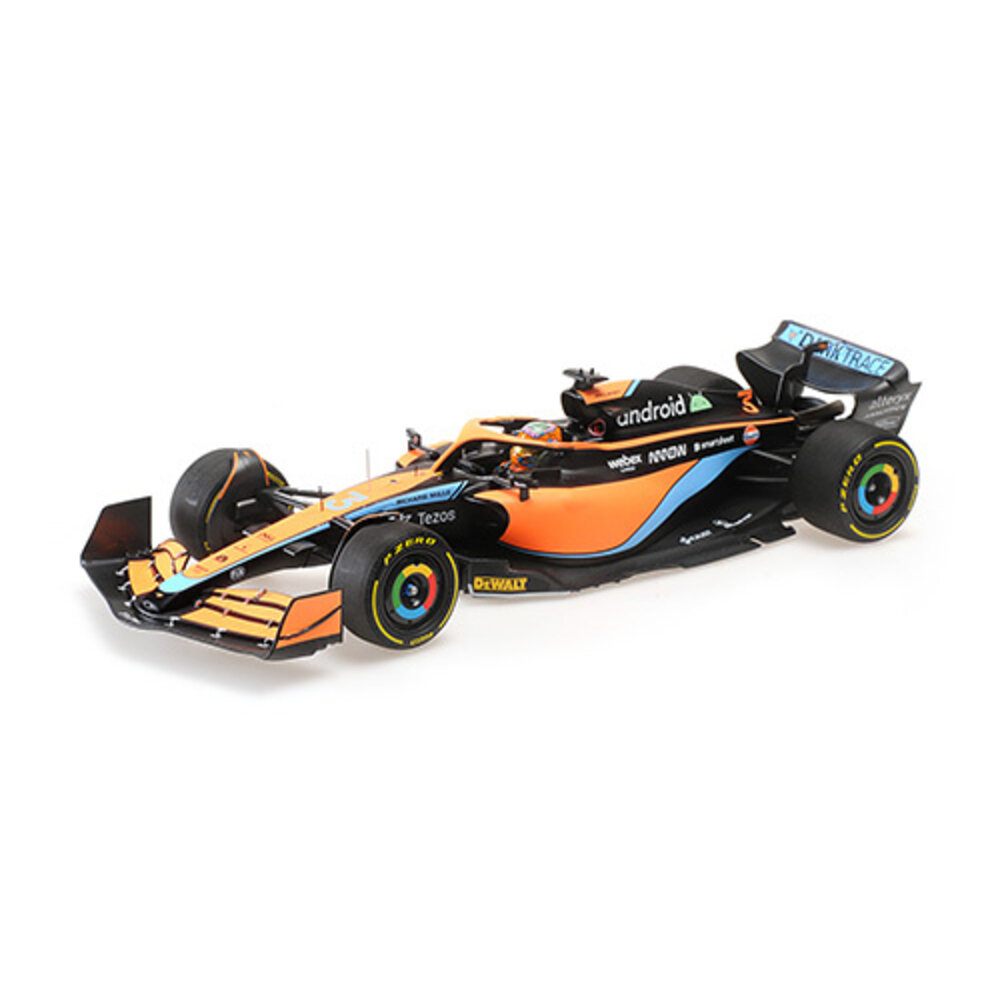 Voiture Miniature McLaren F1 MCL35 Daniel Ricciardo GP De Bahreïn 2021 - Échelle 1:18 Minichamps