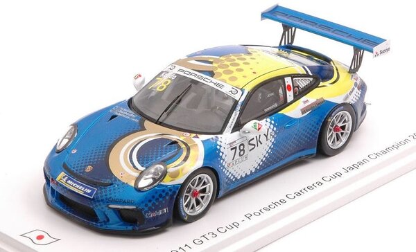 Porsche Porsche 911 GT3 Cup #78 Porsche Carrera Cup Champion Japan 2018 - 1:43 - Spark Porsche Porsche 911 GT3 Cup #78 Porsche Carrera Cup Champion Japan 2018 - 1:43 - Spark