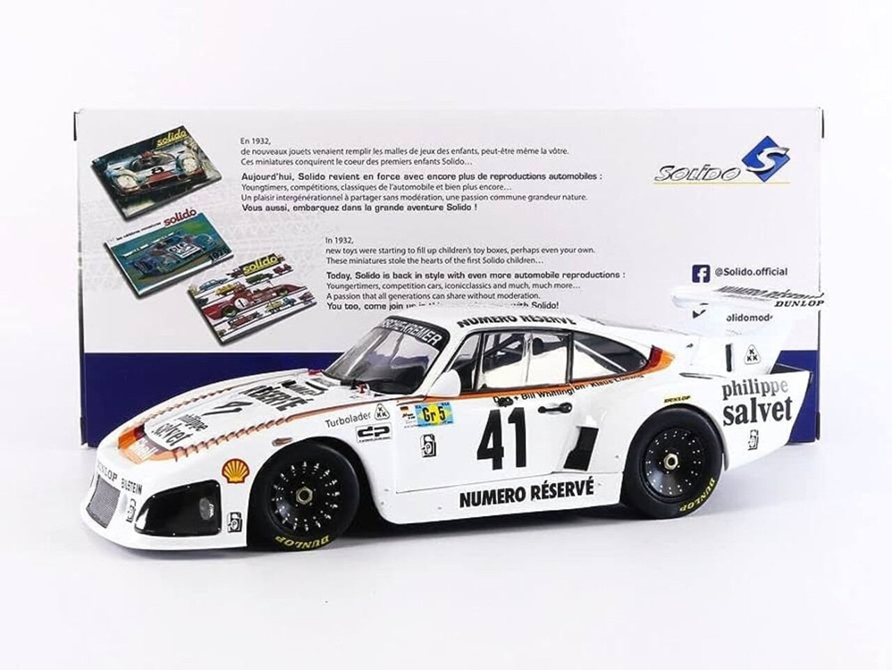 Porsche Porsche 935 K3 #41 Winner 24H Le Mans 1979 - 1:18 - Solido