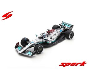 Fomule 1 Mercedes-Benz F1 W13 #63 4th GP Belgium 2022 - 1:18 - Spark Fomule 1 Mercedes-Benz F1 W13 #63 4th GP Belgium 2022 - 1:18 - Spark