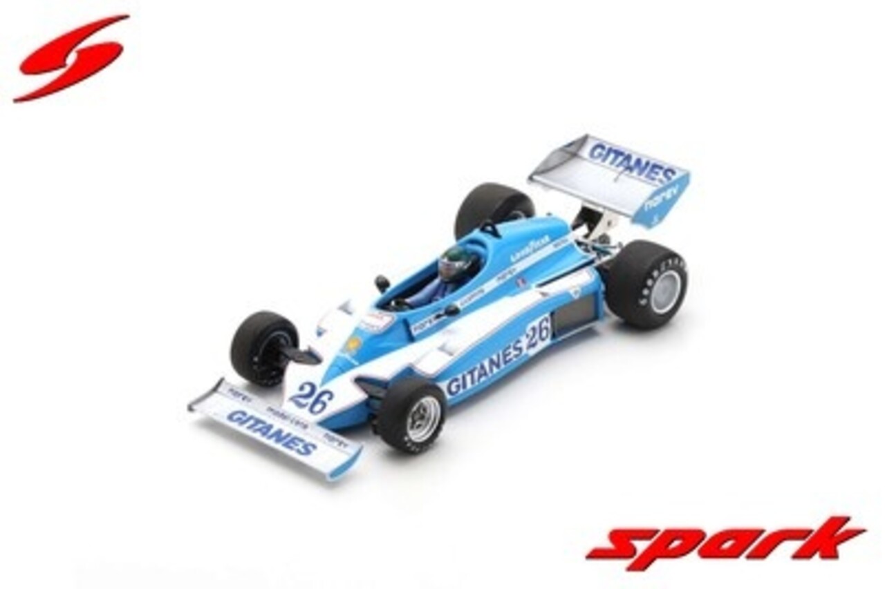 Formule 1 Ligier JS7 #26 Winner GP Sweden 1977 - 1:18 - Spark