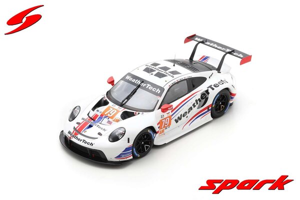 Porsche Porsche 911 RSR #79 Weather Tech Racing 2nd LMGTE AM 24H Le Mans 2022 - 1:18 - Spark
