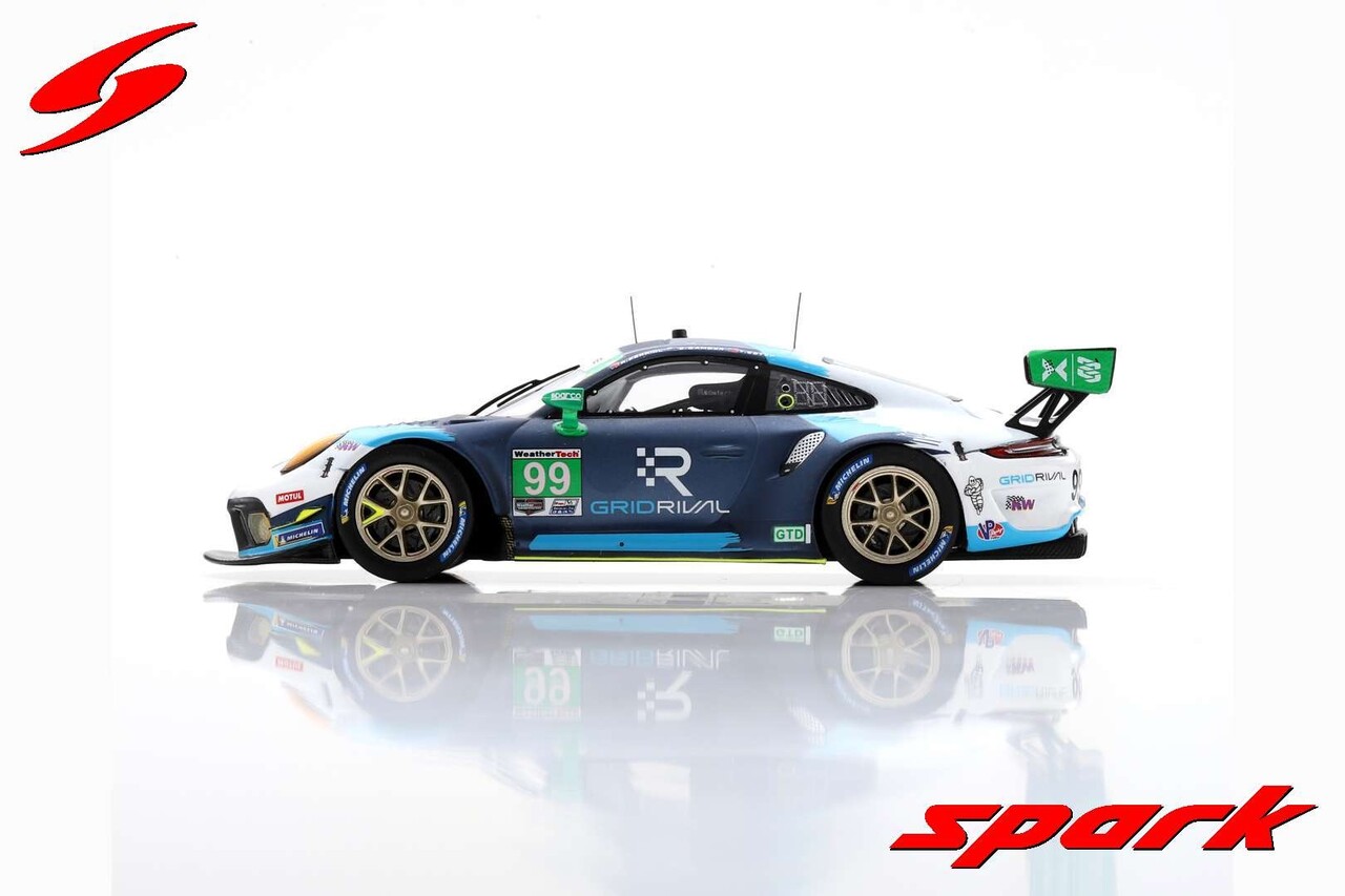 Porsche Porsche 911 GT3 R #99 Team Hardpoint EBM  12H Sebring 2021 - 1:43 - Spark Porsche Porsche 911 GT3 R #99 Team Hardpoint EBM  12H Sebring 2021 - 1:43 - Spark