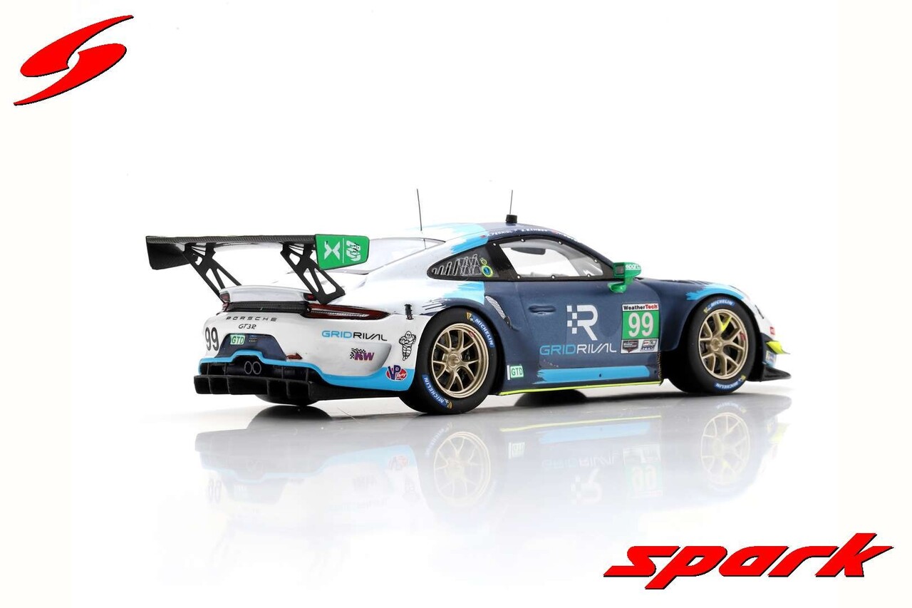 Porsche Porsche 911 GT3 R #99 Team Hardpoint EBM  12H Sebring 2021 - 1:43 - Spark Porsche Porsche 911 GT3 R #99 Team Hardpoint EBM  12H Sebring 2021 - 1:43 - Spark