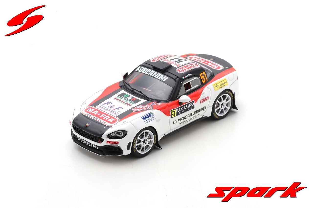 Abarth Abarth 124 Rally RGT #51 Rally Monte Carlo 2022 - 1:43 - Spark