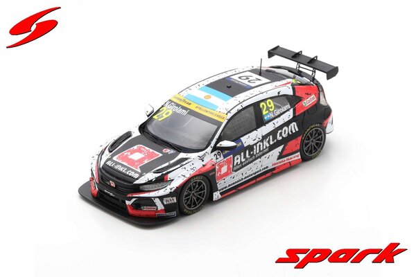 Honda Honda Civic Type R TCR #29 ALL-INKL.COM Münnich Motorsport Winner Race 1 WTCR Zolder 2020 - 1:43 - Spark