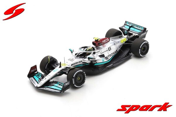 Formule 1 Mercedes-AMG Petronas F1 W13 E Performance #44 2nd GP France 2022 Lewis Hamilton 300th GP - 1:43 - Spark