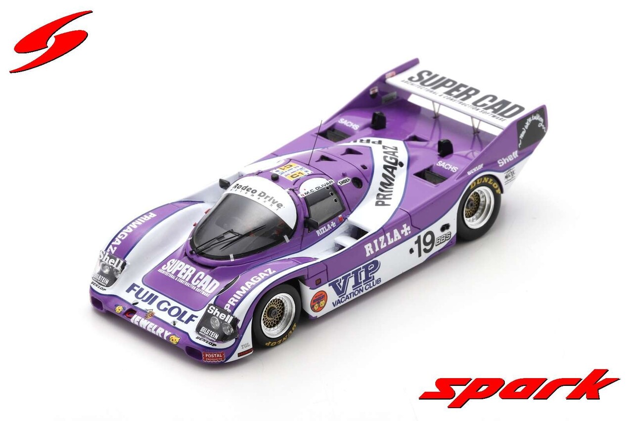Porsche Porsche 962 C #19 26th 24H Le Mans 1990 - 1:43 - Spark Porsche Porsche 962 C #19 26th 24H Le Mans 1990 - 1:43 - Spark