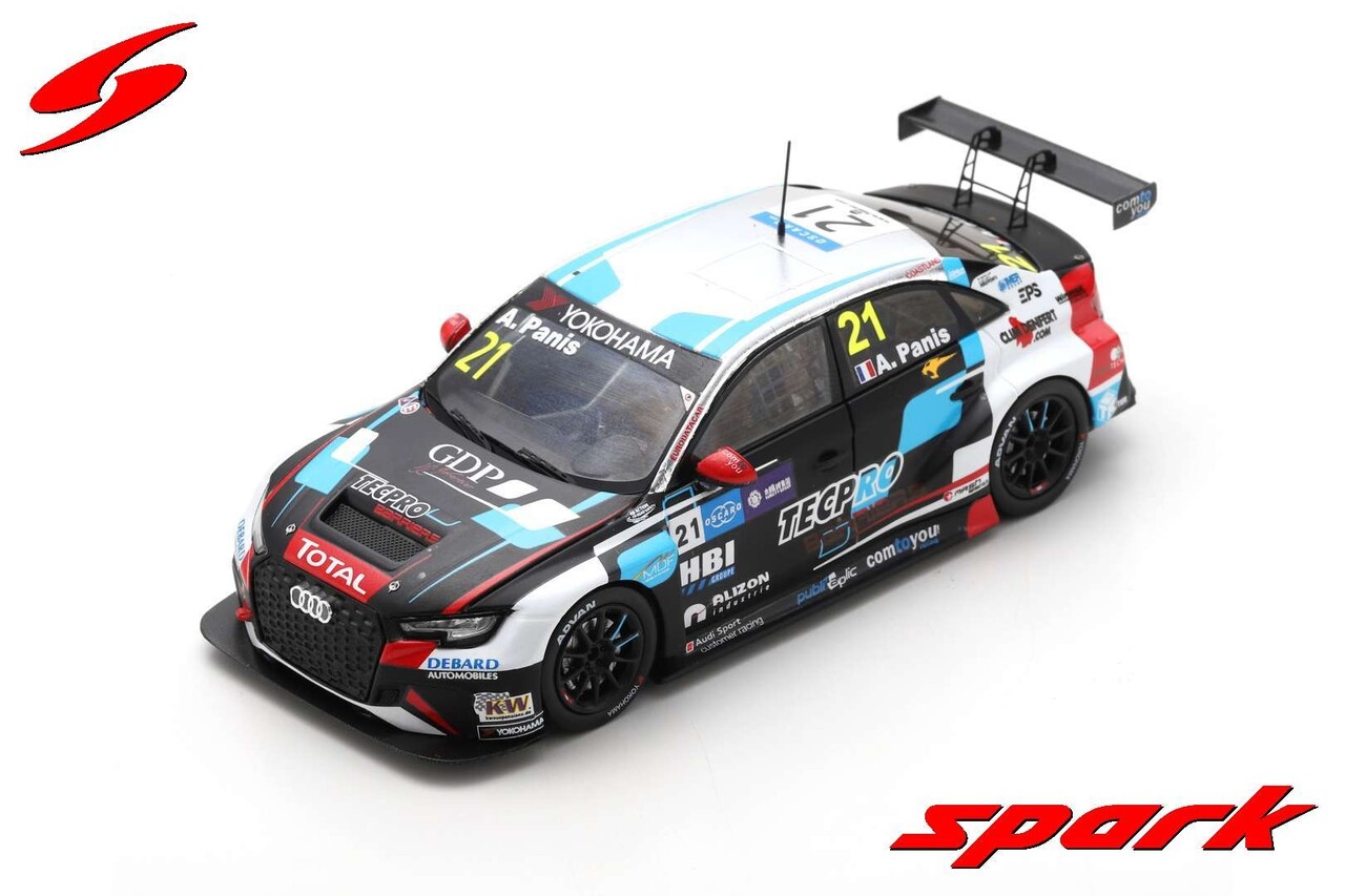 Audi Audi RS 3 LMS #21 Audi Sport Team Comtoyou 9th Race 2 WTCR Macau Guia Race (China) 2018 - 1:43 - Spark