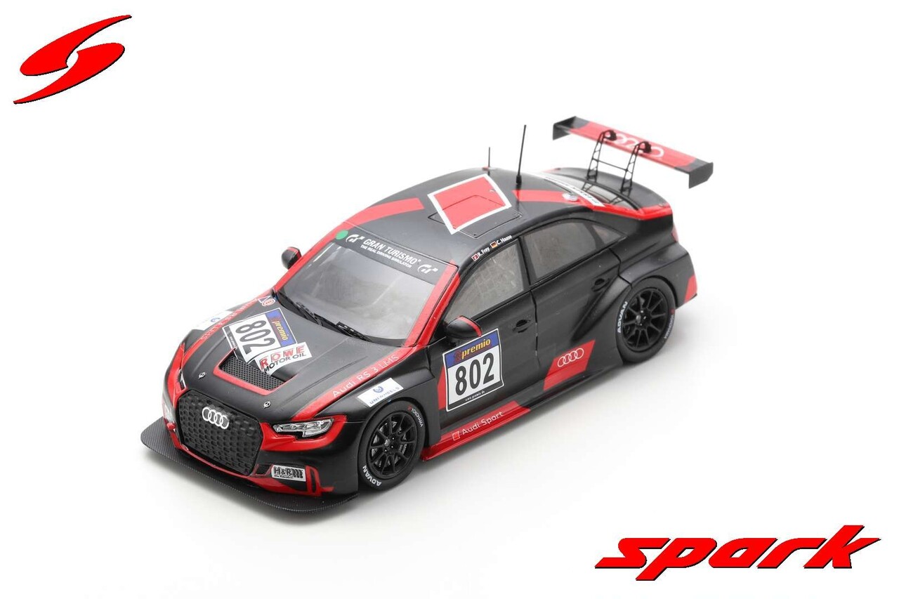 Audi Audi RS 3 LMS #802 Phoenix Racing Nürburgring VLN Endurance 2016 - 1:43 - Spark