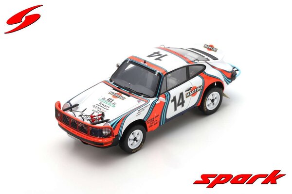 Porsche Porsche 911 SC 3.0 #14 2nd Safari Rally (East Africa) 1978 - 1:43 - Spark Porsche Porsche 911 SC 3.0 #14 2nd Safari Rally (East Africa) 1978 - 1:43 - Spark