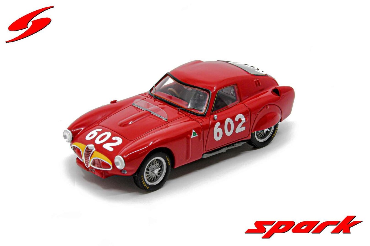 Alfa Romeo Alfa Romeo 6C 3000CM Reduced Wheelbase #602 2nd Mille Miglia (I) 1953 - 1:43 - Spark Alfa Romeo Alfa Romeo 6C 3000CM Reduced Wheelbase #602 2nd Mille Miglia (I) 1953 - 1:43 - Spark