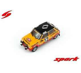 Renault Renault 5 Alpine GR.2 #12 3rd Rally Monte Carlo 1978- 1:43 - Spark Renault Renault 5 Alpine GR.2 #12 3rd Rally Monte Carlo 1978- 1:43 - Spark