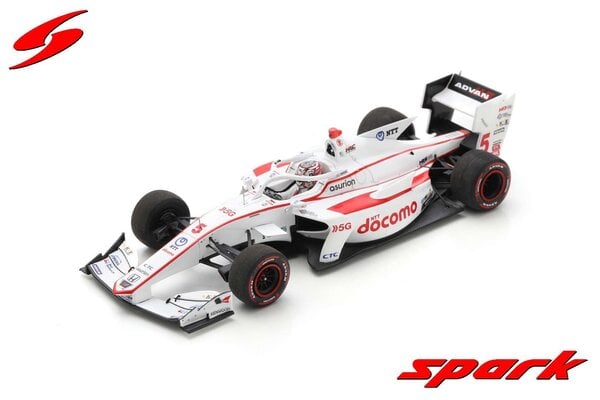 Fomule 1 SF19 #5 Docomo Team Dandelion Racing  M-TEC HR-417E Super Formula 2022 - 1:43 - Spark Fomule 1 SF19 #5 Docomo Team Dandelion Racing  M-TEC HR-417E Super Formula 2022 - 1:43 - Spark