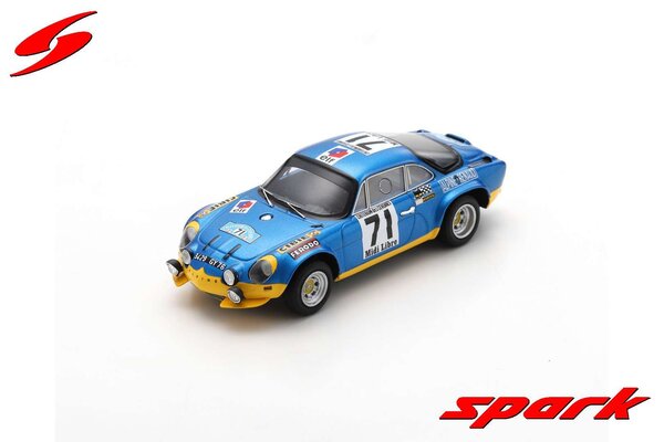 Alpine Alpine A110 #71 Winner Critérium des Cévennes (F) 1971 - 1:43 - Spark