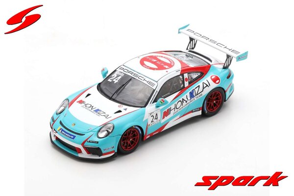 Porsche Porsche 911 GT3 Cup #24 Porsche Carrera Cup Japan Champion 2020 - 1:43  - Spark Porsche Porsche 911 GT3 Cup #24 Porsche Carrera Cup Japan Champion 2020 - 1:43  - Spark