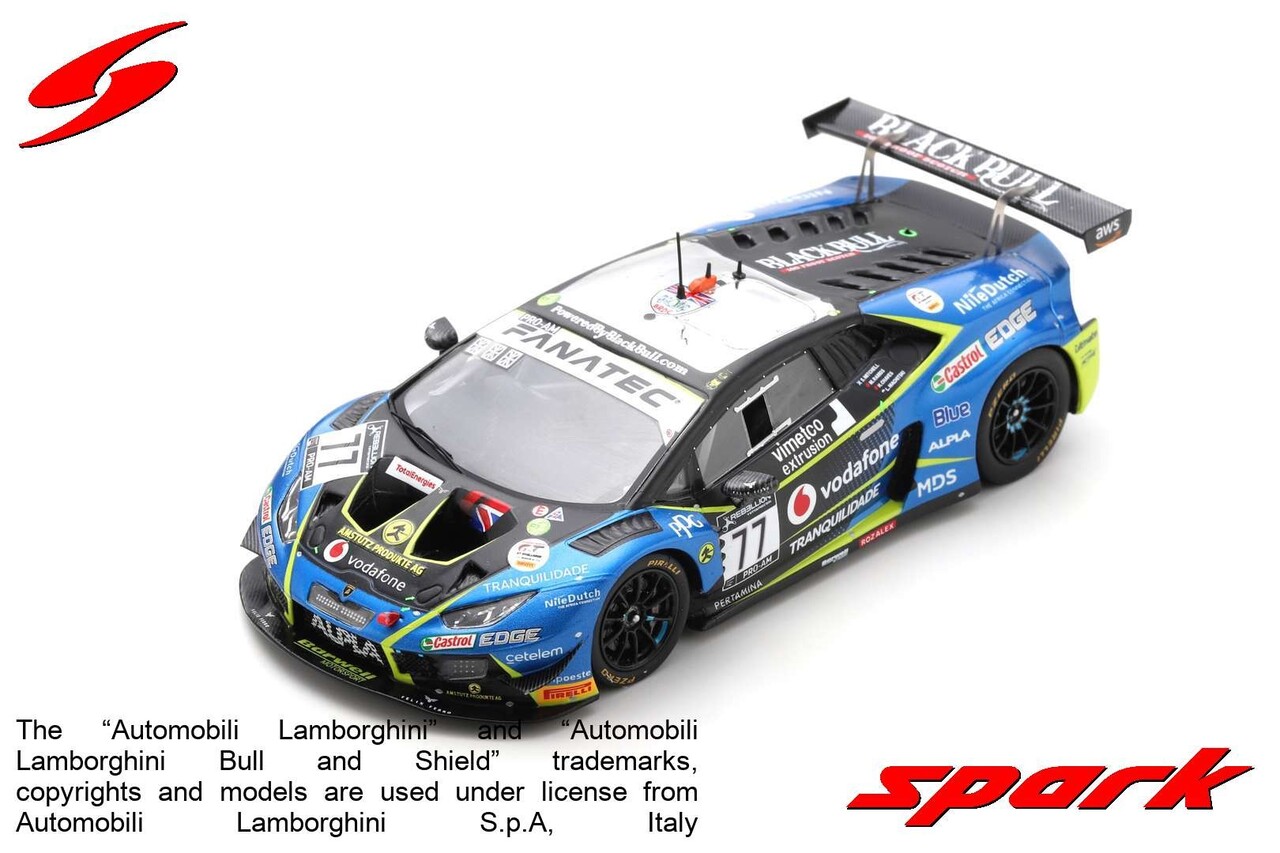 Lamborghini Lamborghini Huracán GT3 EVO #77 Barwell Motorsport 3rd PRO-AM Class 24H Spa 2021 - 1:43 - Spark Lamborghini Lamborghini Huracán GT3 EVO #77 Barwell Motorsport 3rd PRO-AM Class 24H Spa 2021 - 1:43 - Spark