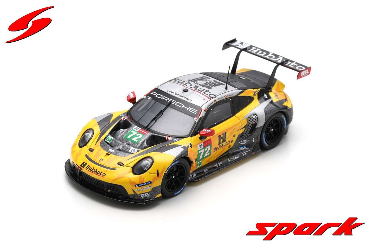 Porsche Porsche 911 RSR-19 #72 Hub Auto Racing 1st Hyperpole LMGTE Pro Class 24H Le Mans 2021 - 1:43 - Spark