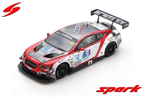 Bentley Bentley Continental GT3 #18 AAS Motorsport Thailand Super Series 2018 - 1:43 - Spark