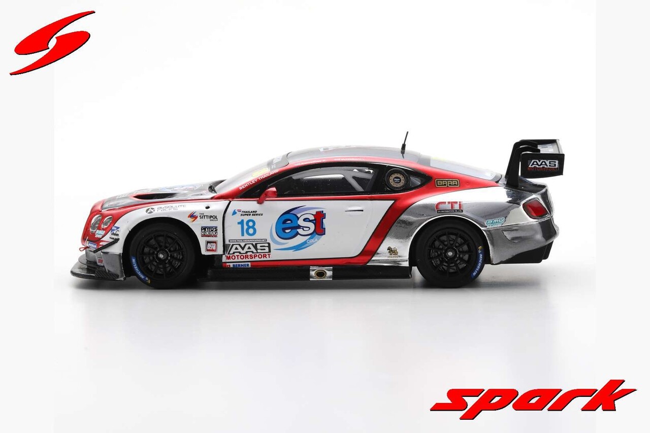 Bentley Bentley Continental GT3 #18 AAS Motorsport Thailand Super Series 2018 - 1:43 - Spark