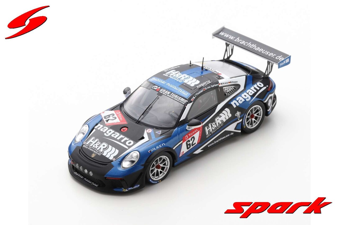 Porsche Porsche 911 GT3 Cup #62 Mühlner Motorsport Winner SP 7 Class 24H Nürburgring 2019 - 1:43 - Spark Porsche Porsche 911 GT3 Cup #62 Mühlner Motorsport Winner SP 7 Class 24H Nürburgring 2019 - 1:43 - Spark