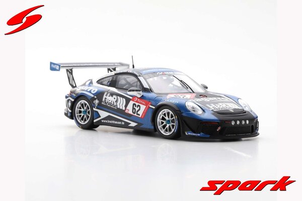 Porsche Porsche 911 GT3 Cup #62 Mühlner Motorsport Winner SP 7 Class 24H Nürburgring 2019 - 1:43 - Spark Porsche Porsche 911 GT3 Cup #62 Mühlner Motorsport Winner SP 7 Class 24H Nürburgring 2019 - 1:43 - Spark