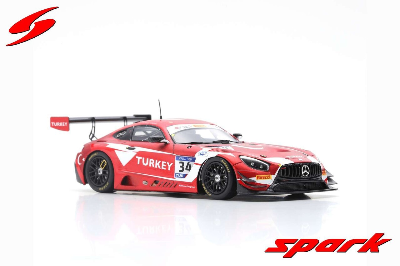 Mercedes-Benz Mercedes-Benz AMG GT3 #34 Team Turkey RAM Racing Winner FIA GT Nations Cup Bahrain 2018 - 1:43 - Spark Mercedes-Benz Mercedes-Benz AMG GT3 #34 Team Turkey RAM Racing Winner FIA GT Nations Cup Bahrain 2018 - 1:43 - Spark