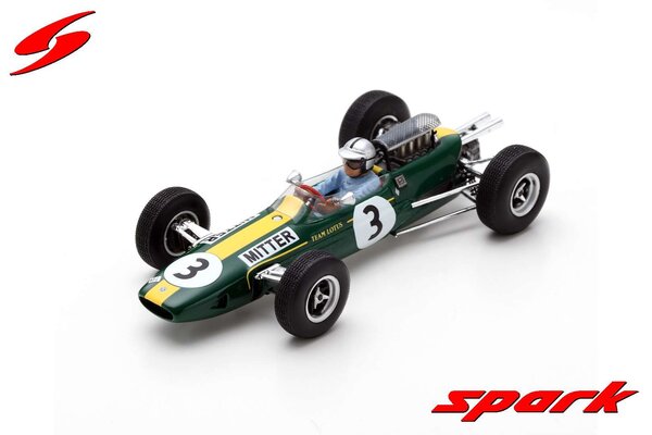 Formule 1 Lotus 25 #3 GP Germany 1965 - 1:43 - Spark Formule 1 Lotus 25 #3 GP Germany 1965 - 1:43 - Spark