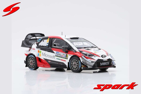 Toyota Toyota Yaris WRC Toyota Gazoo Racing WRT #8 Winner Rally Argentina 2018 - 1:43 - Spark Toyota Toyota Yaris WRC Toyota Gazoo Racing WRT #8 Winner Rally Argentina 2018 - 1:43 - Spark