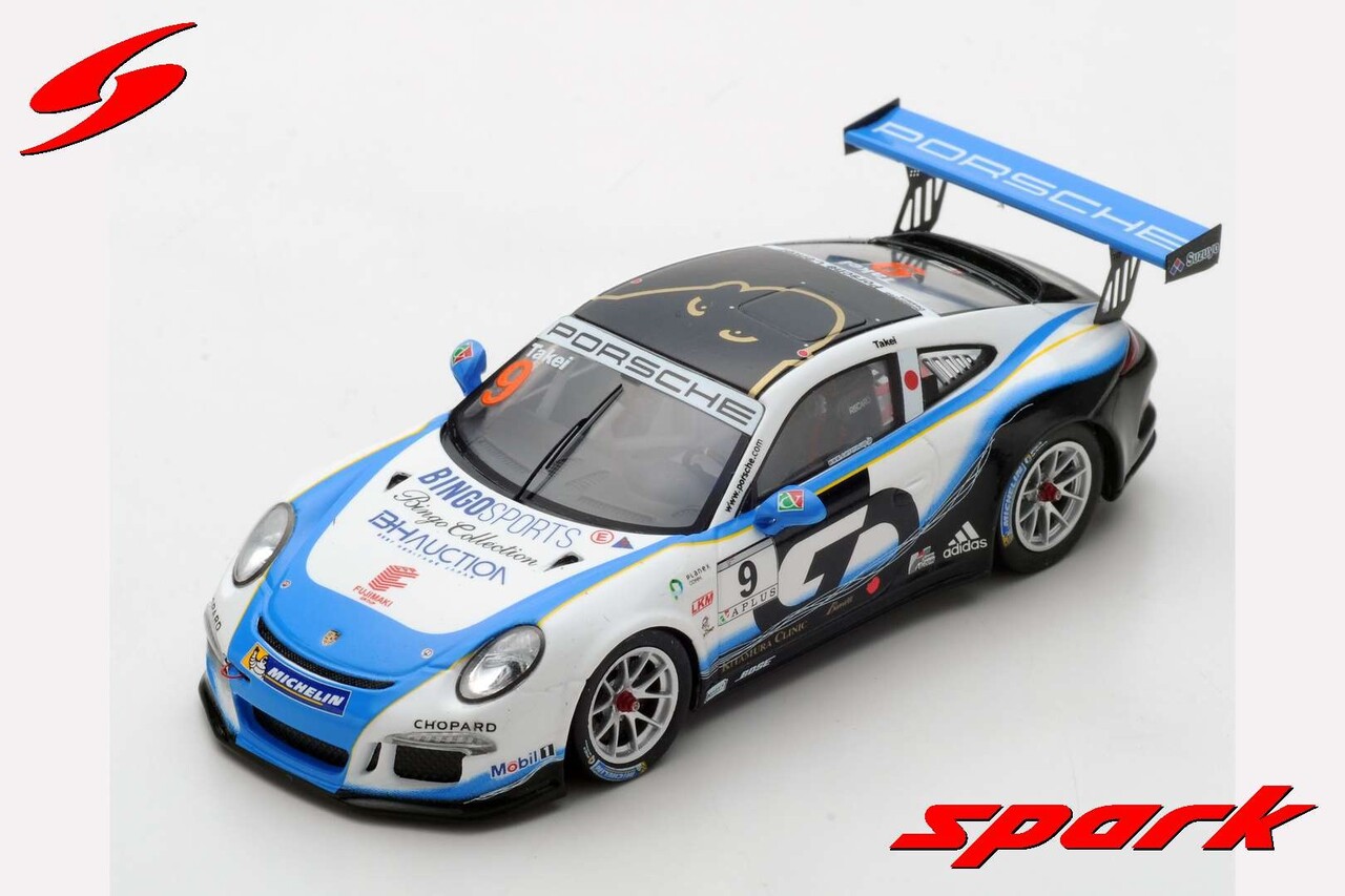Porsche Porsche 911 GT3  Cup #9 Porsche Carrera Cup Champion Japan 2017 - 1:43  - Spark