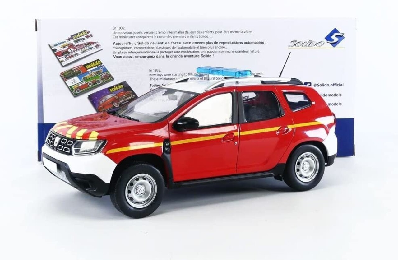 Dacia Dacia Duster MK2 Pompier 2021 - 1:18 - Solido