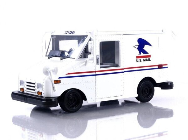 Long-Life Postal Delivery Vehicle Long-Life Postal Delivery Vehicle U.S. Mail - 1:18 - Greenlight Long-Life Postal Delivery Vehicle Long-Life Postal Delivery Vehicle U.S. Mail - 1:18 - Greenlight