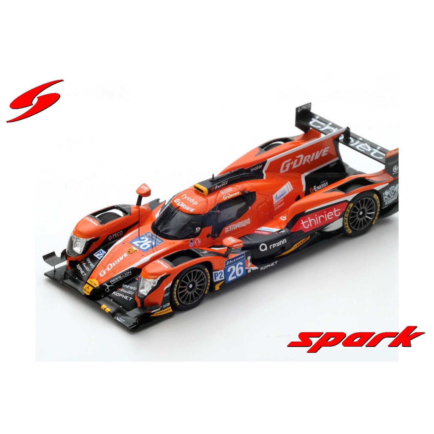 Spark 1/43 Oreca 07 Gibson Team TDS Racing #28 24h Le Mans 2017 Art