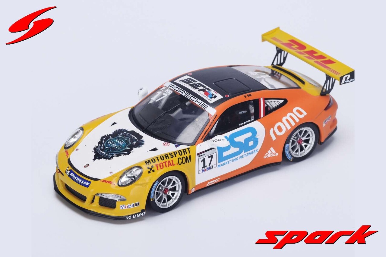 Porsche Porsche 911 GT3 Carrera #17  Mobil 1 Supercup Champion 2015 - 1:43  - Spark Porsche Porsche 911 GT3 Carrera #17  Mobil 1 Supercup Champion 2015 - 1:43  - Spark