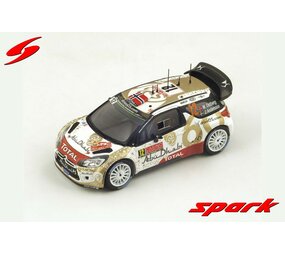 Citroen Citroen DS3 WRC #12 4th Monte Carlo 2015 Citroën Total Abu Dhabi WRT - 1:43 - Spark