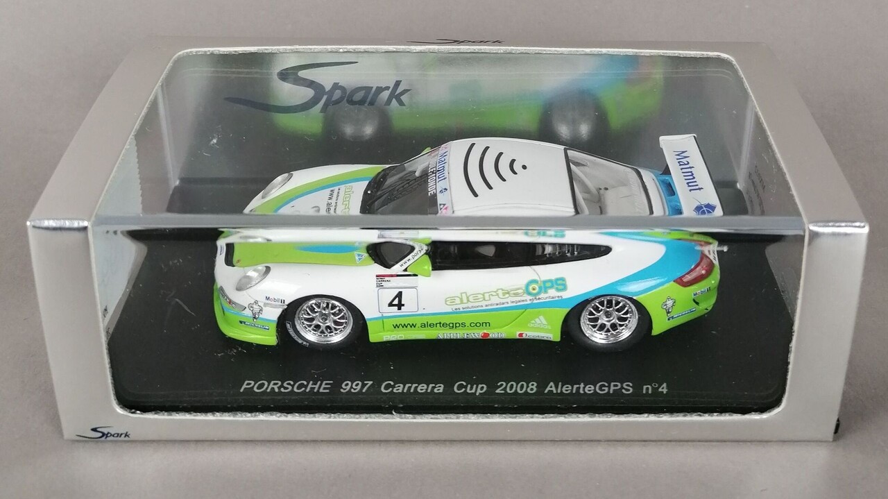 Porsche Porsche 911/997 #4 AlerteGPS Carrera Cup 2008 - 1:43 - Spark Porsche Porsche 911/997 #4 AlerteGPS Carrera Cup 2008 - 1:43 - Spark