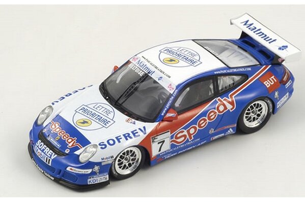 Porsche Porsche 911/997 GT3 #7 Team Sofrev Carrera Cup Champion 2008 - 1:43 - Spark Porsche Porsche 911/997 GT3 #7 Team Sofrev Carrera Cup Champion 2008 - 1:43 - Spark