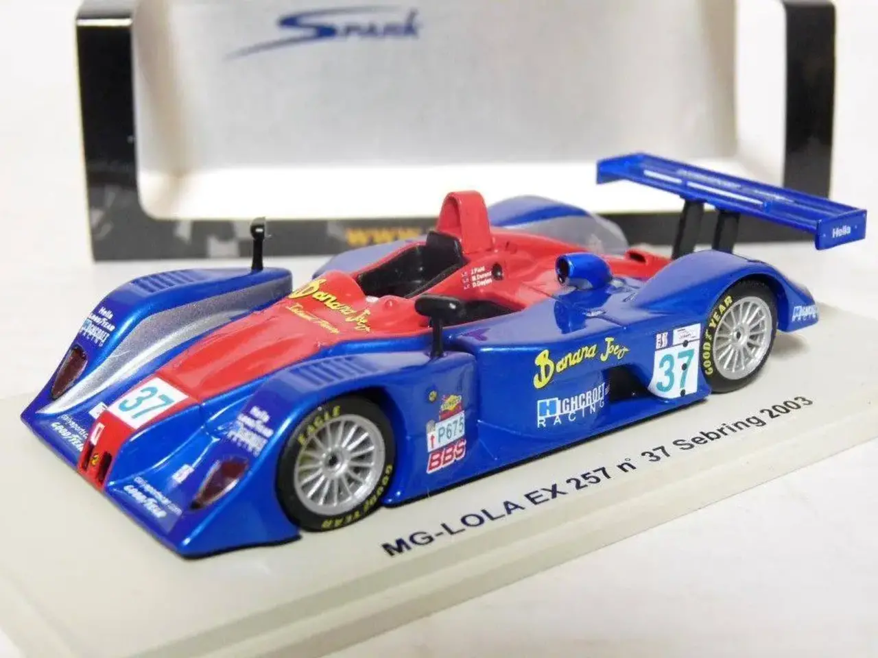 MG MG Lola EX 257 #37 Sebring 2003 - 1:43 - Spark