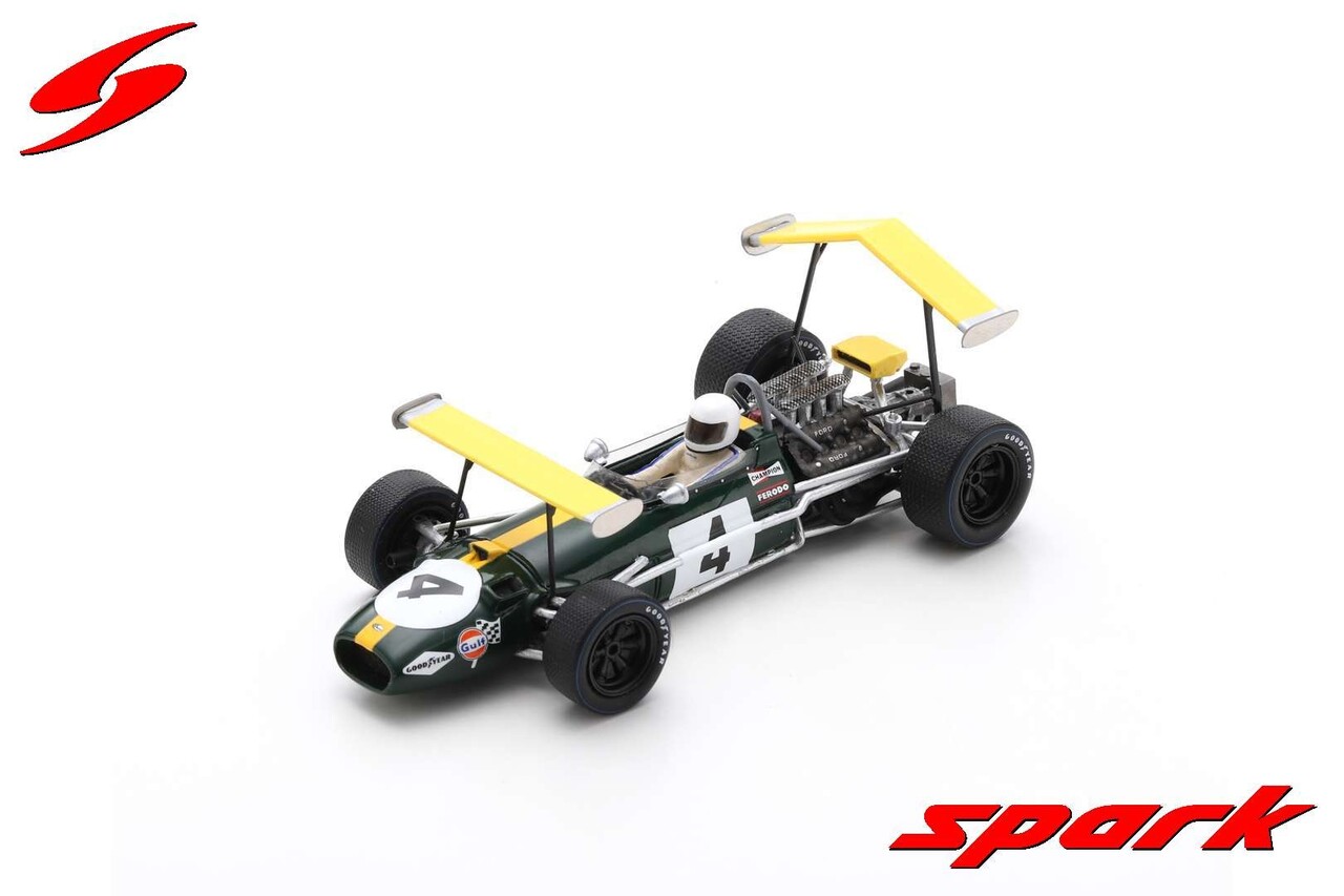 Formule 1 Brabham BT26A #4 6th GP Spain 1969 - 1:43 - Spark Formule 1 Brabham BT26A #4 6th GP Spain 1969 - 1:43 - Spark