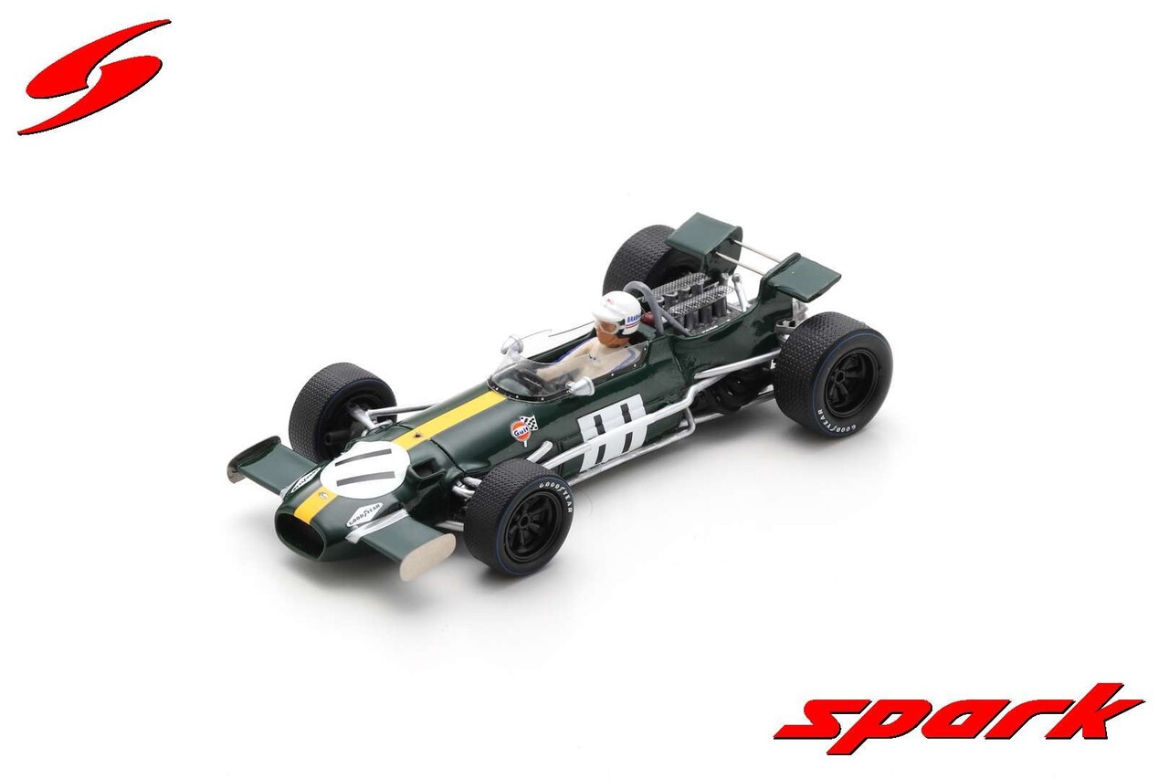 Formule 1 Brabham BT26A #11 6th Dutch GP 1969 - 1:43 - Spark Formule 1 Brabham BT26A #11 6th Dutch GP 1969 - 1:43 - Spark
