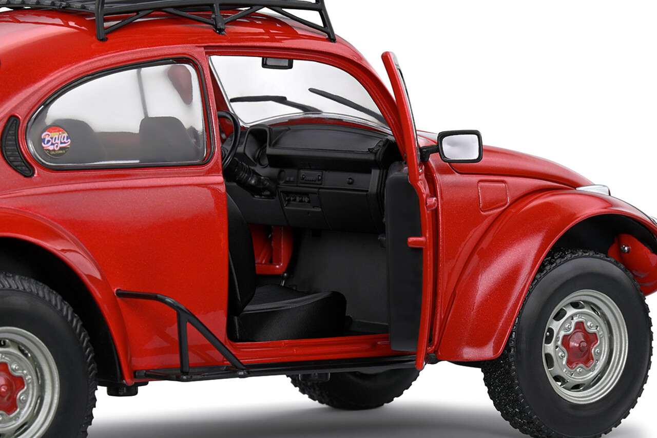 Volkswagen Volkswagen Beetle Baja 1976 + Roof Rack - 1:18 - Solido Volkswagen Volkswagen Beetle Baja 1976 + Roof Rack - 1:18 - Solido