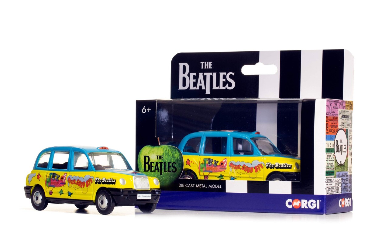 Austin Austin London Taxi LTI TX4 RHD 2014 The Beatles 'Hello, Goodbye' - 1:36  - Corgi
