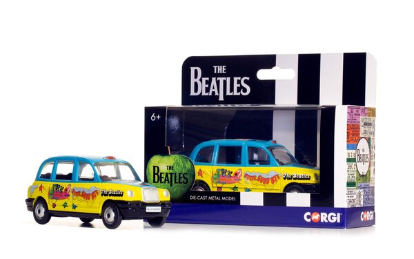 Austin Austin London Taxi LTI TX4 RHD 2014 The Beatles 'Hello, Goodbye' - 1:36  - Corgi